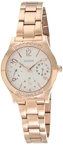Guess Analog Gold Dial Women's Watch-GW0413L3