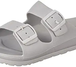 Max Men's SMUMFPMF02 Grey Slide Sandal-10 Kids UK (SMUMFPMF02GREY)