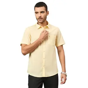 Club York Men Lemon Polo Neck Shirt