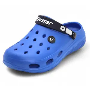 SVAAR Mens Ultra-Soft Lightweight Clogs || Breathable & Waterproof Slip-On Sandals with Adjustable Back Strap for All-Day Comfort Royal Blue