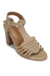 Allen Solly Women Khaki Casual Heels