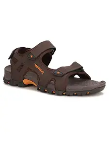 Power Mens Sandal Garnet In Brown