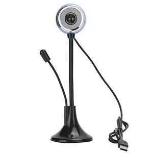 N#A HD Webcam, 360 Degrees Rotated 480P Mini Webcam USB Rotatable Micro Webcam, Built‑in Digital Microphone, Plug and Play, Streaming Web Camera for Video Calling and Recording