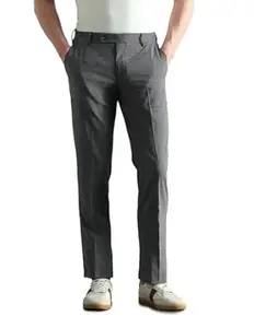 Arrow Men's Mid Rise Heathered Trousers