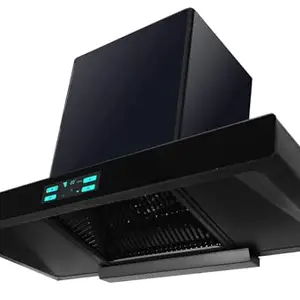 Xifo Brand Maplin Auto clean Kitchen Chimney Model T-01 BLACK With Auto Clean and New Colourful Touch Panel & Wave Sensor