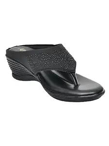 Ajanta Women's Black Outdoor Sandals - 3 UK (36 EU) (BL1204)