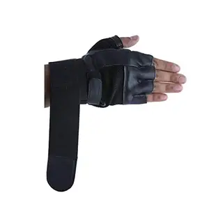 ZaySoo Neoprene Grip Gym Gloves for Weight Lifting Gym Gloves Fitness Training Gym Gloves Protector - Free Size