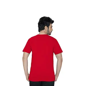 Generic 100% Cotton - Mens Plain Red T Shirt for Daily Use (XL)