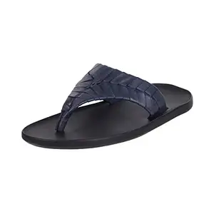 Metro Men Synthetic Blue/Navy Slippers, (16-62)