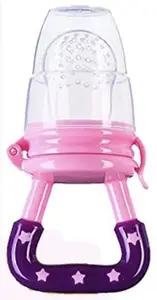 KINDAR CARE Baby's Silicone Feeding Bottle | Pink | Pack of 1 | 20 Ml