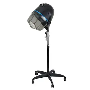 SLOVENIA Professional 1300W Adjustable Hooded Floor Hair Bonnet Dryer Stand Up Rolling Base with Wheels Salon Equipment