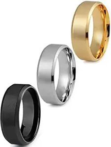 MEENAZ Rings for Men Boy Boyfriend gents friends Gold Black Ring for Boys Chain Spinner Rings Thumb band Stainless Steel finger Stylish Birthday Gift Anniversary Husband Valentine Gifts Fashion 134_18