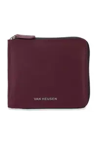 Van Heusen Women Polyurethane Maroon Solid Wallets