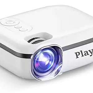 PLAY Upgrade Full HD LED 3500 Lumens Home Theater Projector with 1 Year Warranty (Black/ Silver)