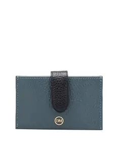 Da Milano Leather Card Holder for Men & for Women - Blue