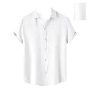 Pinkmint Men's Polycotton Regular Fit Casual Shirt | Stylish | Printed | Solid | Short Sleeve | Trendy (Available in Plus Size)