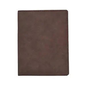 Leatherman Fashion Genuine Leather Brown Unisex notecase(4 Card Slots)