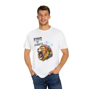 King-Printed T-Shirt |Color - White |Fabric - Cotton| Size-XL | TN-_1302