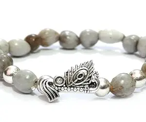 ASTROGHAR Krishna Ji Flute Vaijayanti Mala Beads Stretch Lucky Charm Bracelet For Men and Women