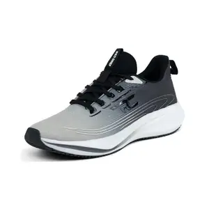 Red Chief Sports Running Shoes for Men & Boys | Stylish Lace-Up Outdoor Shoes | Lightweight Walking-Style Runners | Comfortable Athletic D.Grey-White | Size-7 | R1717 F030
