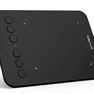 XPPen Deco Mini 4 Graphics Pen Tablet 4 x 3 Inch with 8192 Levels Pressure Sensitivity Battery-Free Stylus, 6 Shortcut Keys & Android Support, Black Colour price in India.