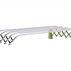 Kandera Stainless Steel (80 cm) 5 Rods Foldable Wall Mounted Clothes Dryer/Cloth Drying Stand