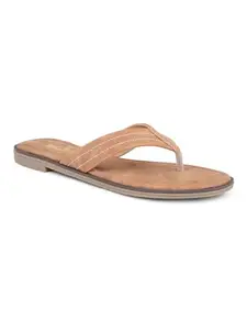 Inc.5 Women Tan Open Toe Flats