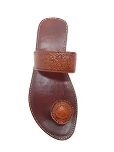 YR Nowry flat sleeper fancy for women/flat sandal for women (Leather)