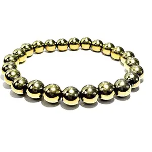 finistra® Original Money Magnet Bracelet | Certified Golden Pyrite Bracelet for Men & Women | Attracts Wealth, Success & Prosperity | AAA+ Quality Natural Crystal | Abundance, Good Luck & Manifestation