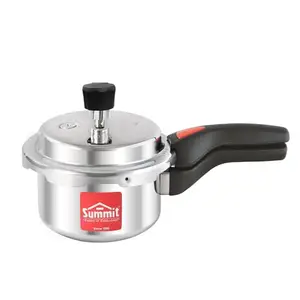 SUMMIT Supreme Non Induction Base 1.5 L Aluminium Pressure Cooker with Outer Lid (Silver) price in India.