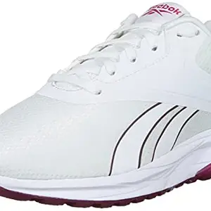 Reebok Womens Liquifect 90 FTWWHT/FTWWHT/PUNBER Running Shoe - 4 UK (6.5 US) (H00878)