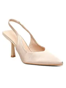 Flat n Heels Womens Beige Pumps FnH 99897-BG