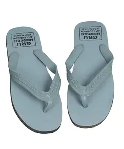 Men’s Comfortable Flip Flops | Lightweight Anti-Slip Casual Slippers | Rubber Slipper for Men & Women (Sky Blue, UK Footwear Size System, Adult, Men, Numeric, Medium, 6)