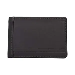 Leatherman Fashion LMN Genuine Leather Dark Brown Unisex Wallet(1 Card Slots)