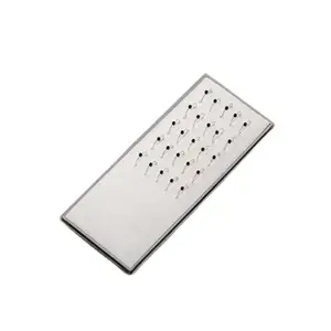 VAMA FASHIONS Black Crystal Stone Silver Nose Rings for Pierced Nose Round Septum Hoops in Surgical Steel Lightweight Thin Studs for Women & Girls (25pcs/box - Size 8x0.5mm)