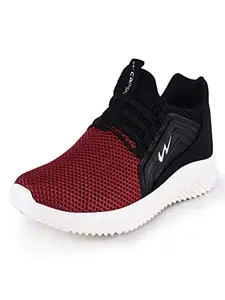 Campus Men's Tyson PRO Burgundy/BLK Running Shoes - 7UK/India CG-120A