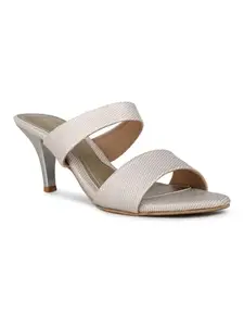 Inc.5 Womens Gold Party Wear Solid Round Toe Heels