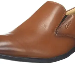 Clarks Bampton Slip Tan Leather UK-7