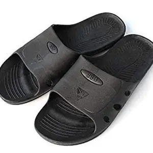 khushi ESD SAFE (Anti Static) Unisex ESD Slipper/Footwears ( Pack 1 Pair) (Black, numeric_8)