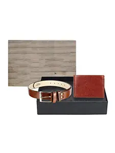Swiss Design SDWC-124 Wallet & Belt Gift Set for Men