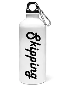 RUSHAAN Skipping printed dialouge Sipper bottle - for daily use - perfect for camping(600ml)