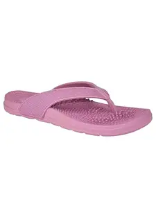 Impakto Ortho Cheer Acupressure Orthopaedic,Lightweight, Comfortable with Soft Sole Flip-Flop for Women, CDSCO Certified FT4011 Pink