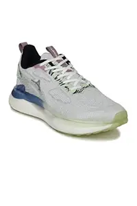ABROS Antonio Sports Shoes for Women White/Steel Grey 8UK