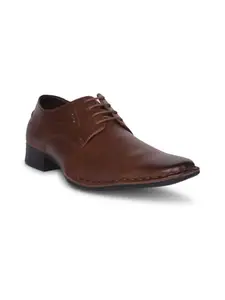 Bata Mens 8213 Formal Derby Lace Up Tan Shoes | Native-Inspired Comfort: Timeless Design for All Occasions | Perfect for Formal Wear, Outdoor, Lightweight Size- 9