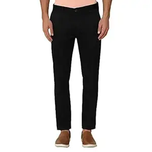 blackberrys Structured Cotton Blend Slim Fit Mens Trousers (S21BB95Z1IA20FE-P)