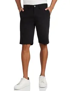 Amazon Brand - Symbol Men's Cotton Regular Fit Chino Shorts |Slant Pockets