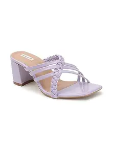 ELLE Women's Slide Sandal-3 Kids UK (EL-AF-W-18 Lavender)
