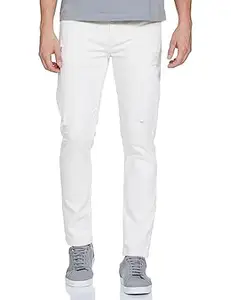 The Indian Garage Co Men Slim Fit Solid Mid-Rise Jeans