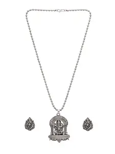 Priyaasi Temple Oxidized Necklace