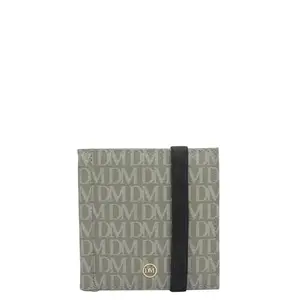 Da Milano Leather Money Clip with Multicard Slot - Grey (3689B)